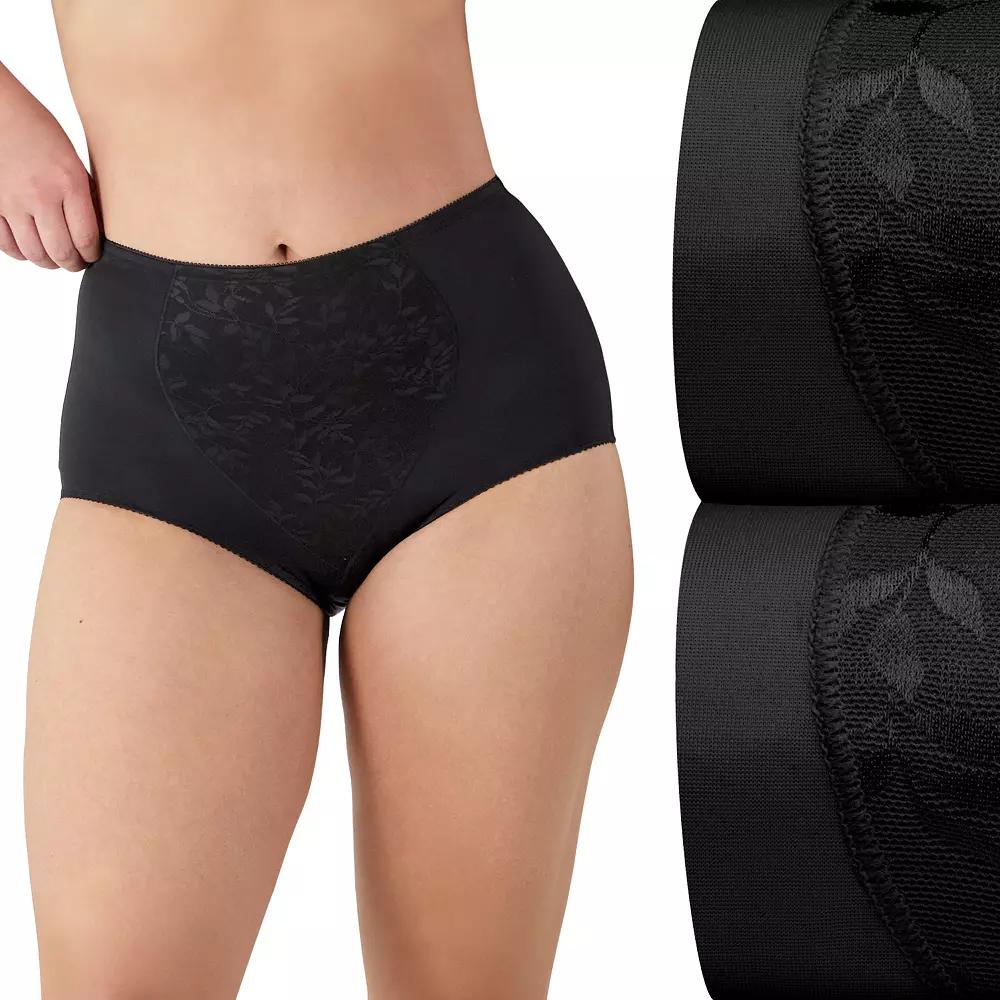 Bali 2-Pack Firm Control Tummy Panel Shaping Brief Panty X710, Women's,  Product Image