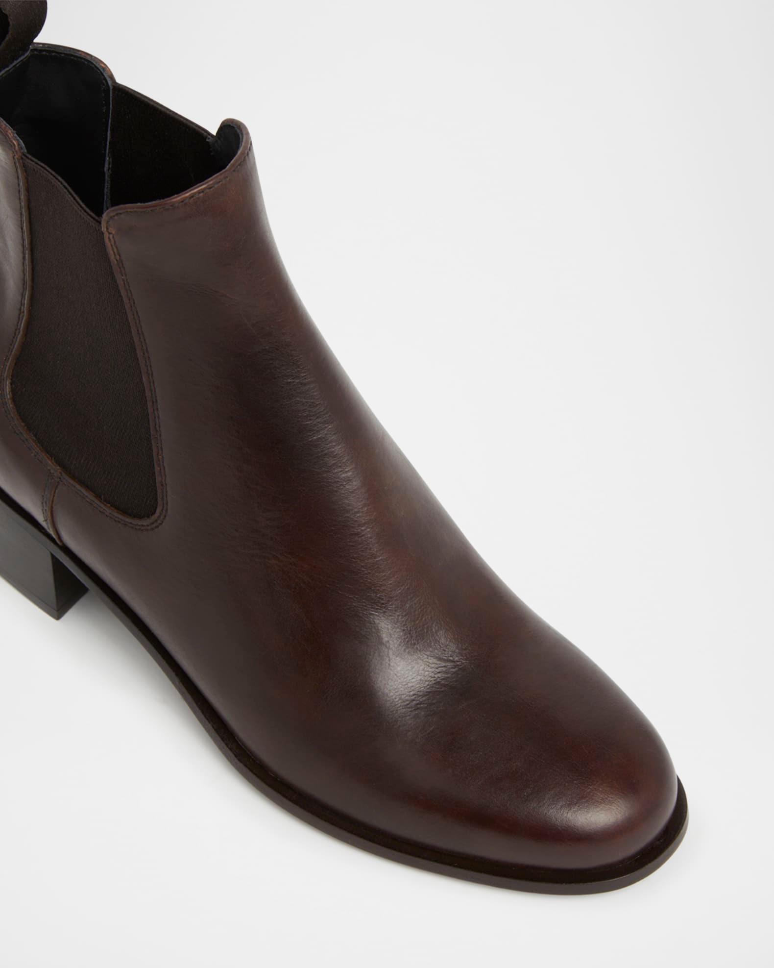 Otillie Leather Chelsea Booties Product Image