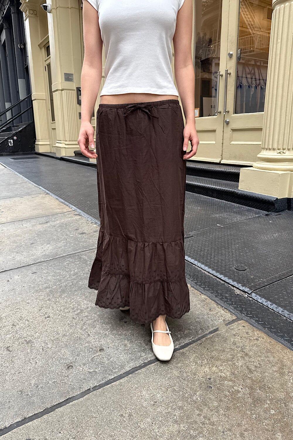 Olive Skirt Product Image