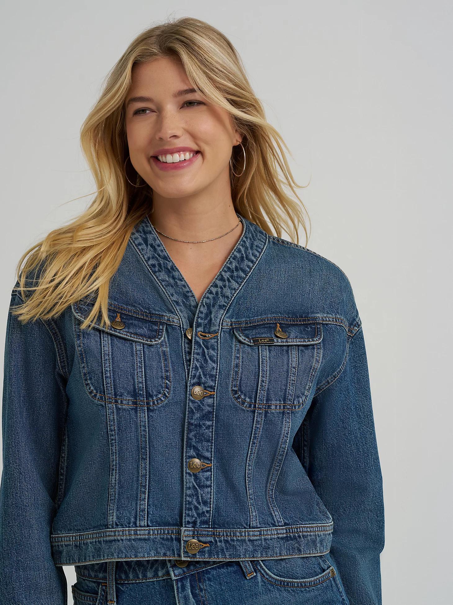 Women's Denim Cardigan Jacket | Women's Jackets & Outerwear | Lee® Product Image