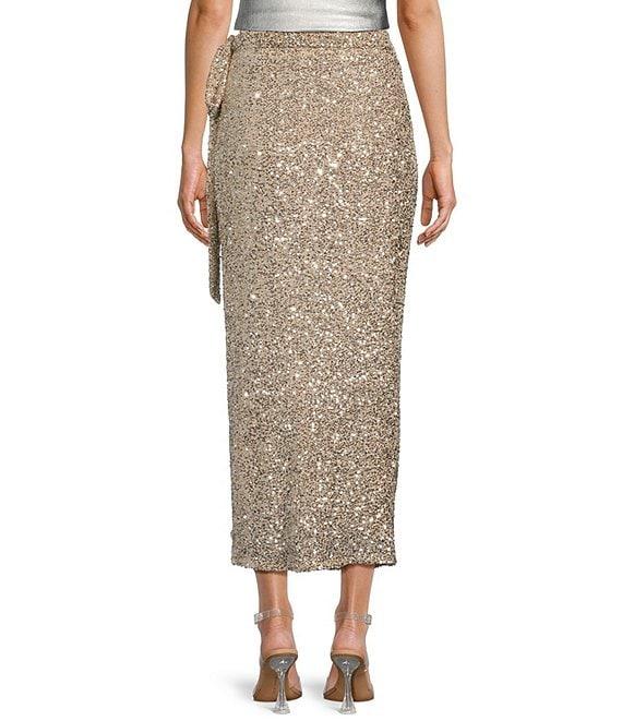 Never Fully Dressed Jaspre Wrap Sequin Skirt Product Image
