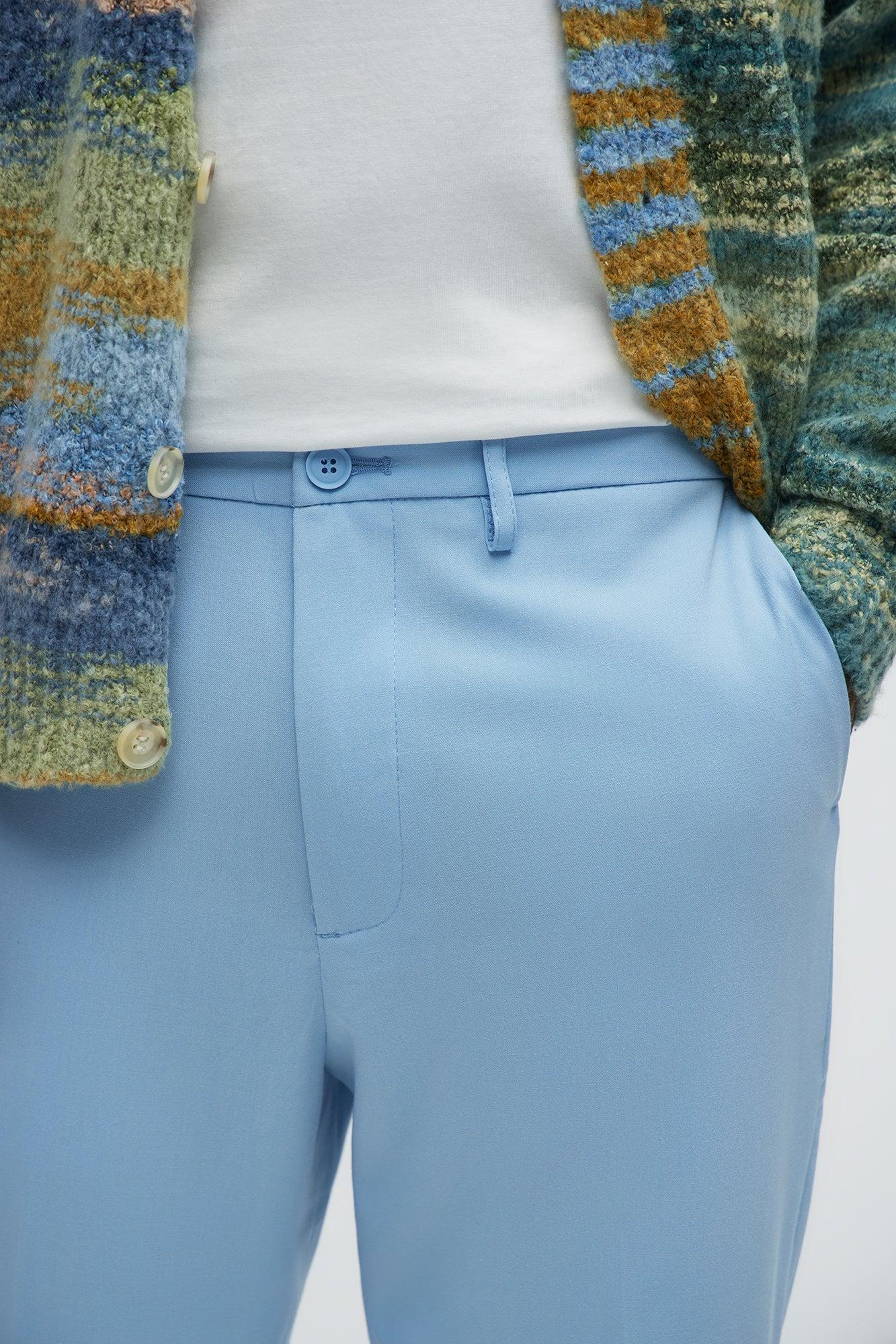 The Modern Stretch Slim Trouser - Light Blue Product Image