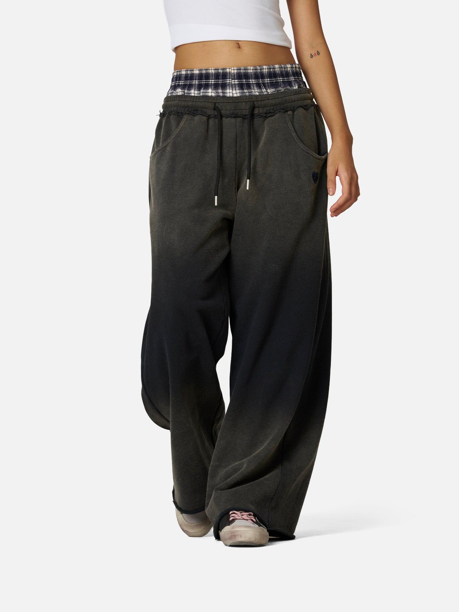 Aelfric Eden Double Waist Vintage Baggy Sweatpants Product Image