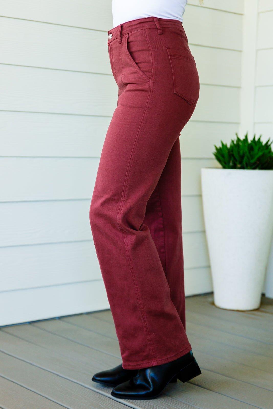 Peggy High Rise Cargo Straight Jeans in Pink (Online Exclusive) Product Image