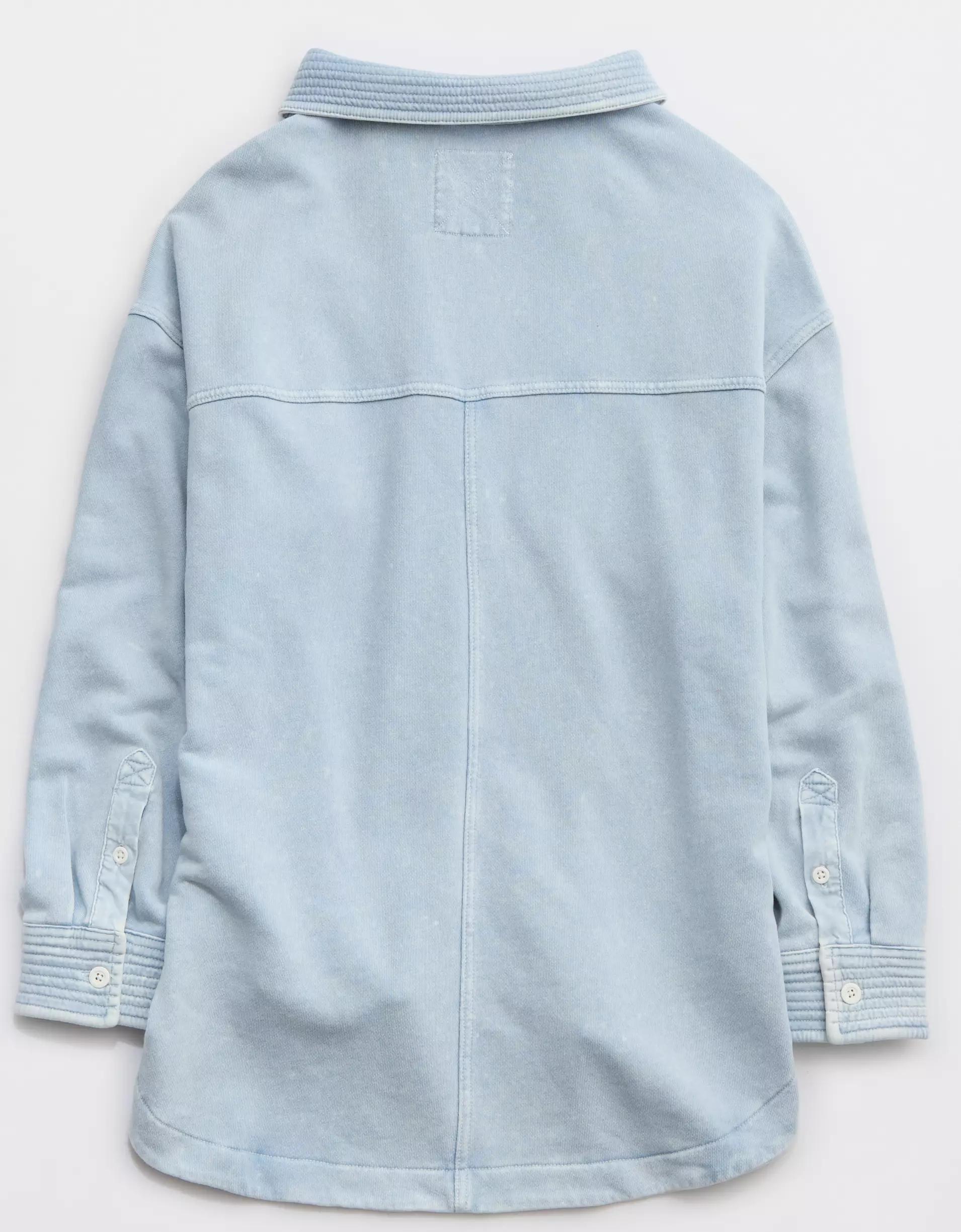 Aerie Popover Polo Sweatshirt Product Image