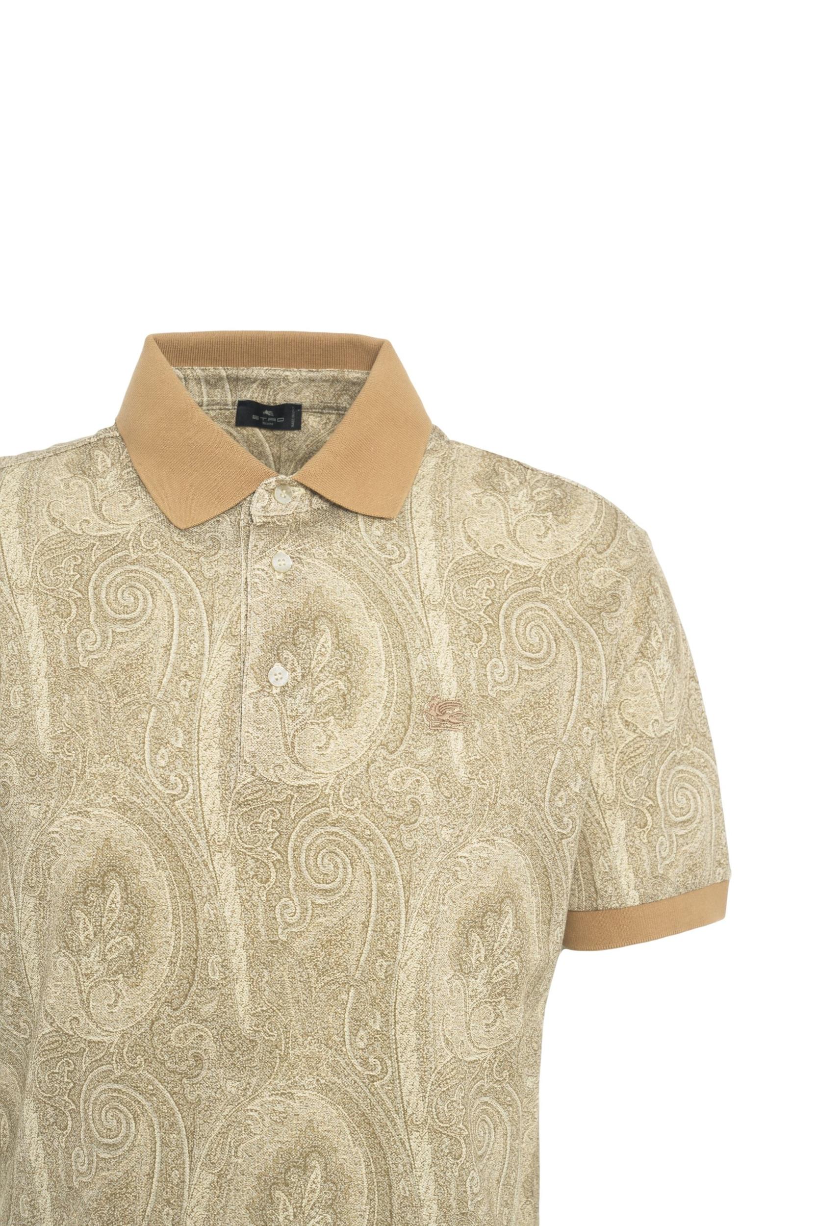 Polo shirt with paisley print Product Image