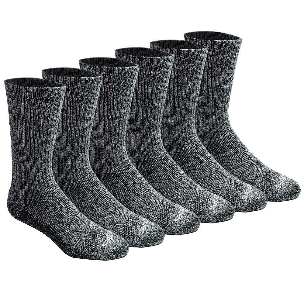 Men's Dickies 6-pack Dri-Tech Comfort Moisture-Control Crew Socks, Adult Unisex,  Product Image
