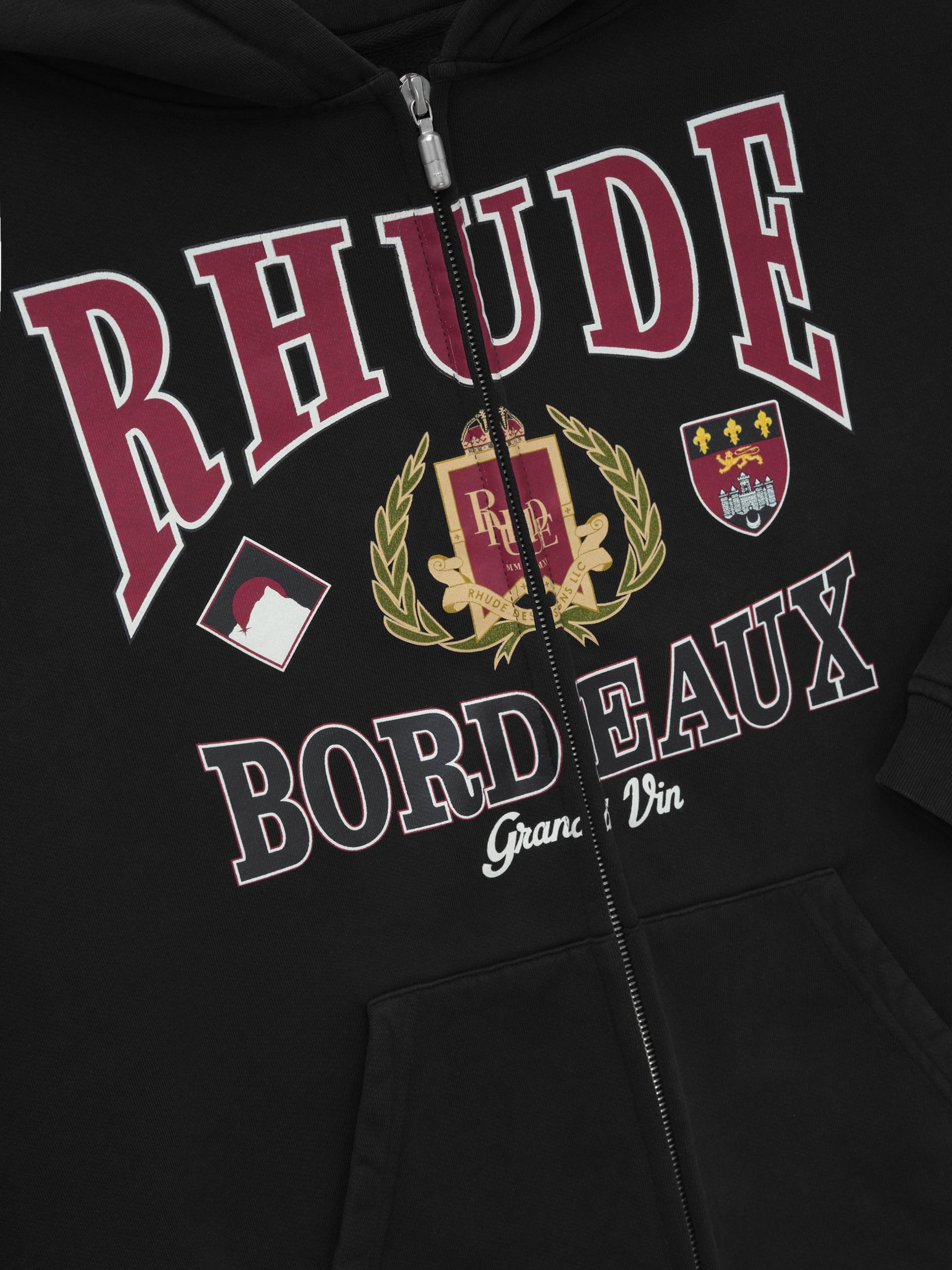BORDEAUX GRAND VIN ZIP-UP HOODIE Male Product Image