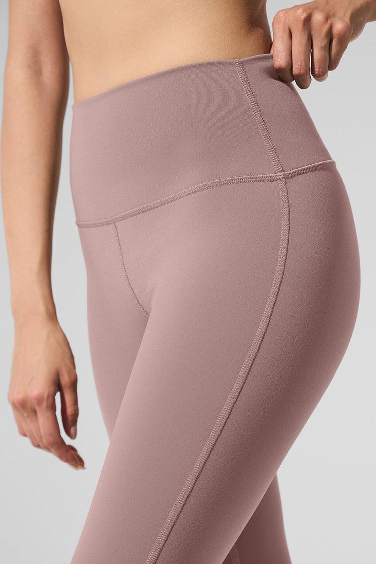 Airbrush High-Waist Bootcut Legging - Taupe Product Image