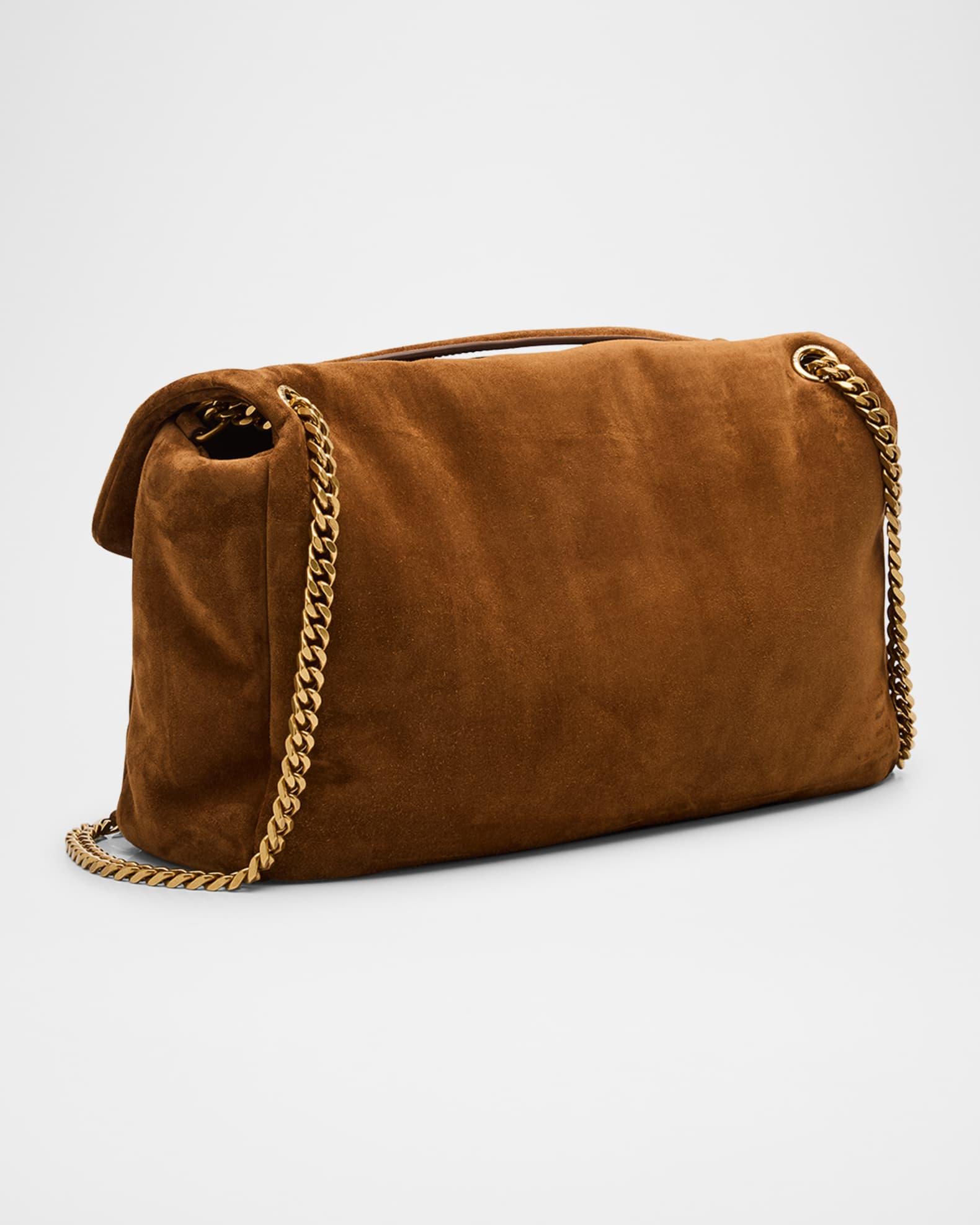 Calypso Large YSL Chain Shoulder Bag in Suede Product Image