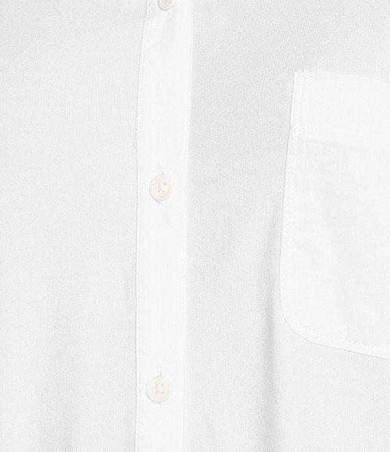 Tommy Bahama Kauai Hybrid Solid Stretch Jersey Camp Collar Short Sleeve Button Front Shirt Product Image