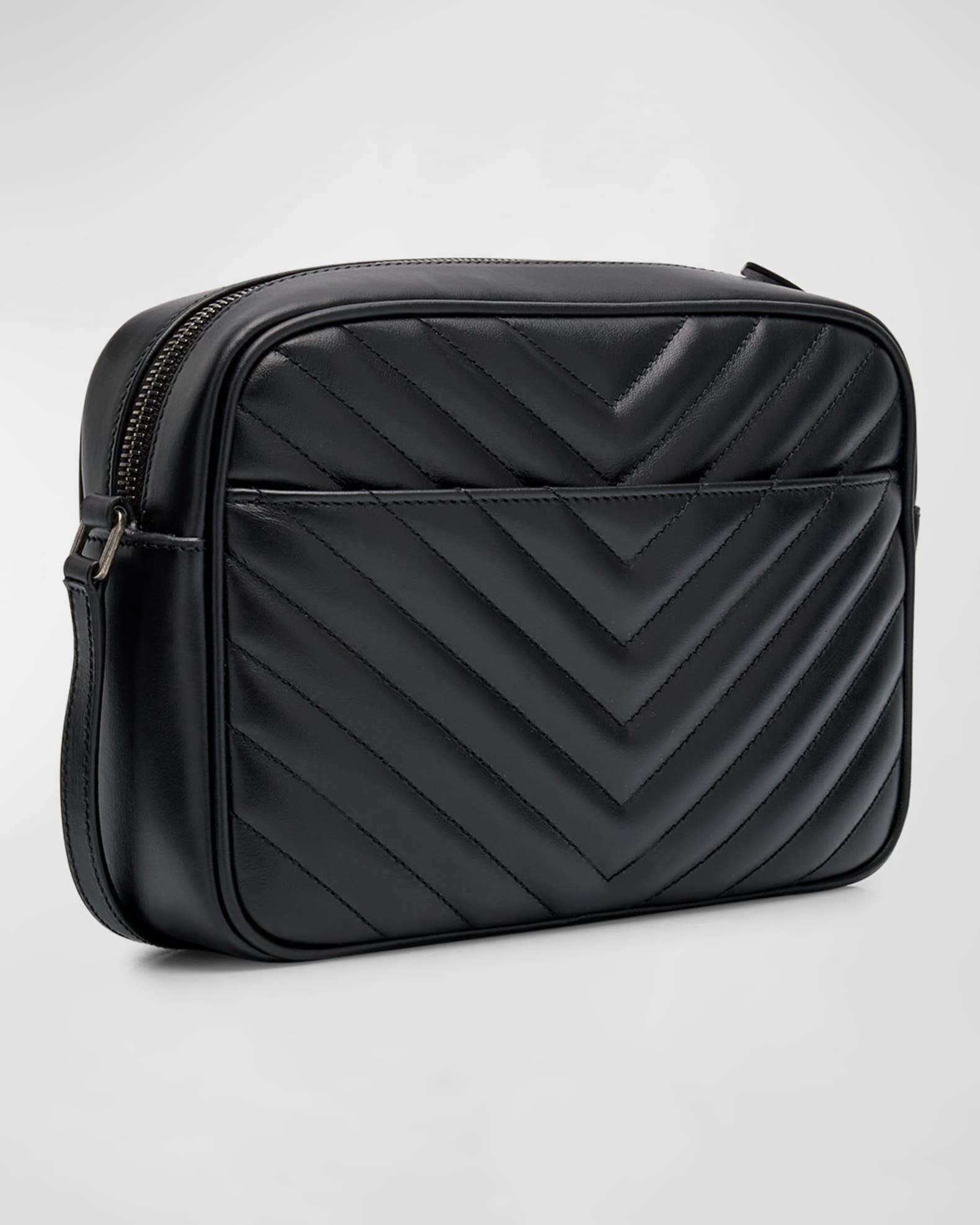 Lou Medium Camera Crossbody Bag in Quilted Leather  Product Image