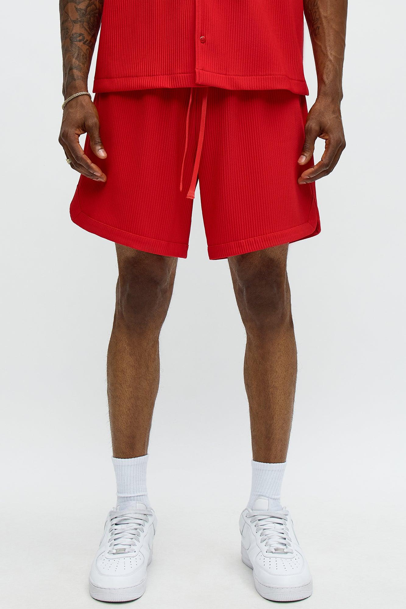 Show Up Basketball Short - Red Product Image