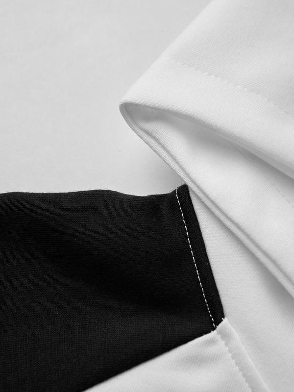 Men's Spider Web Print Oversized Hoodie Product Image