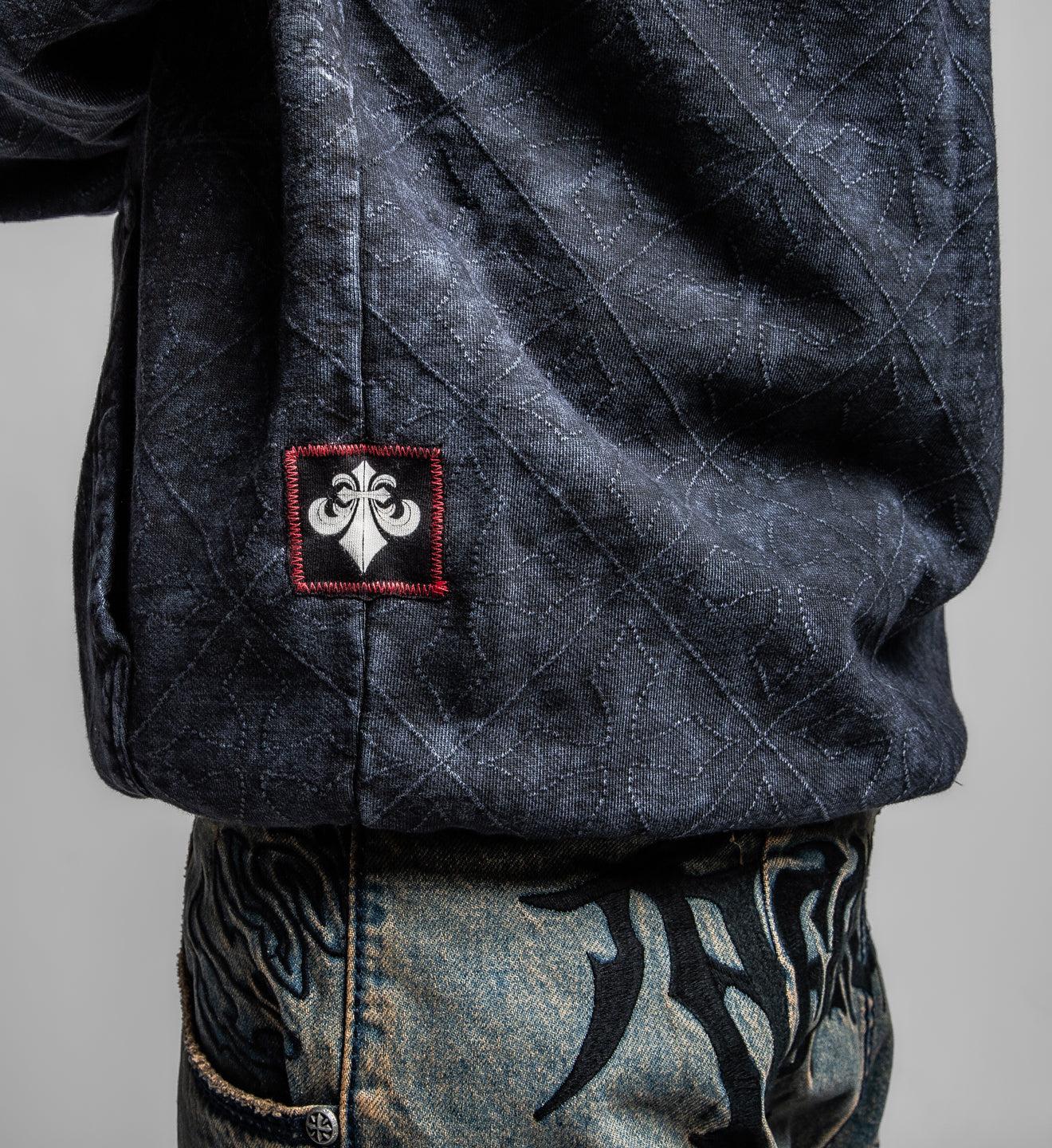 Collapse Zip-Up Hoodie Male Product Image