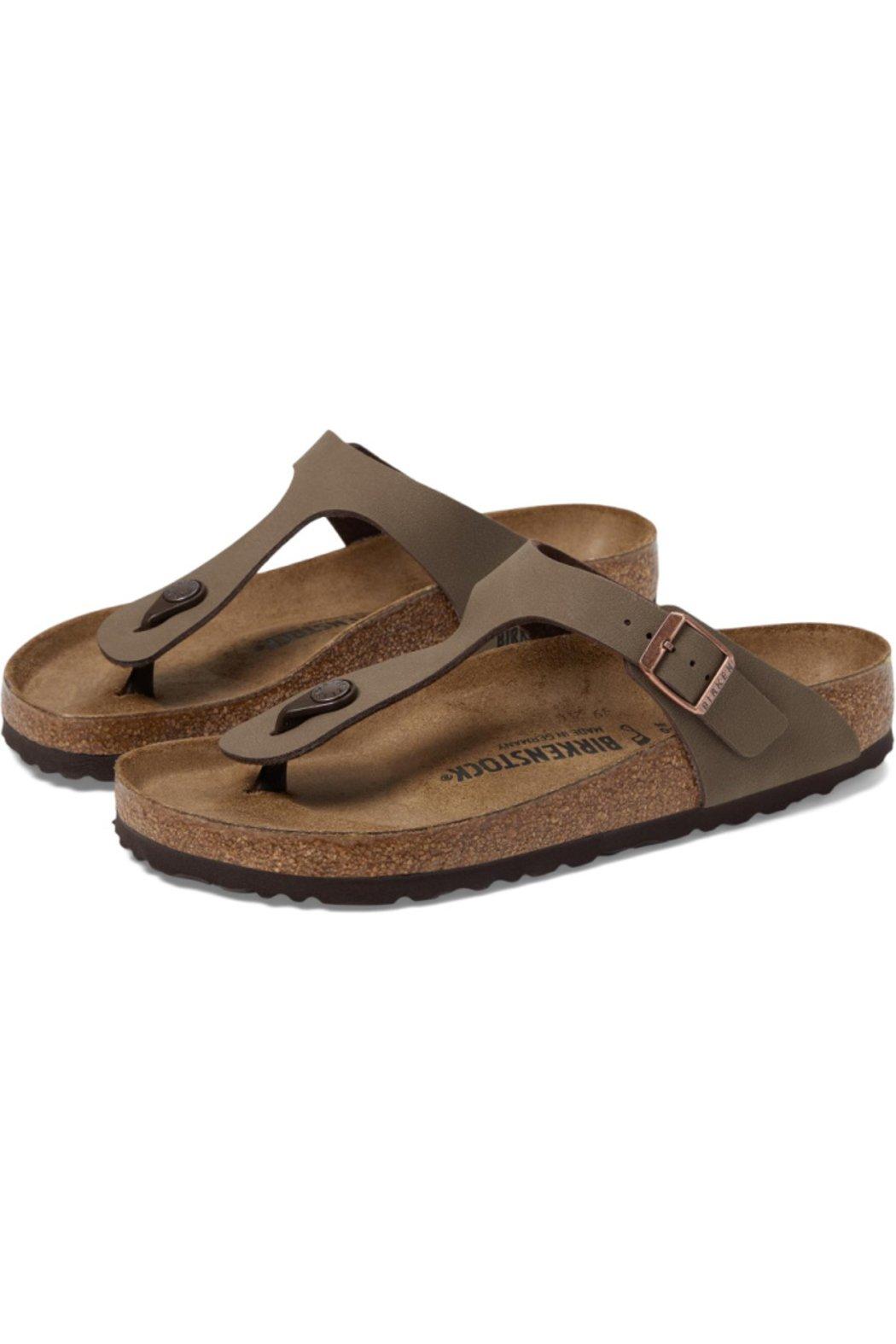 Birkenstock Gizeh Birko-Flor Medium/Wide Width in Mocca Product Image