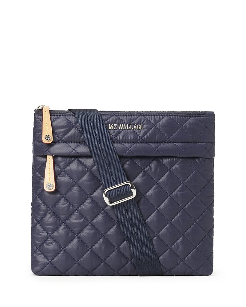 Womens Metro Flat Quilted Nylon Crossbody Bag Product Image