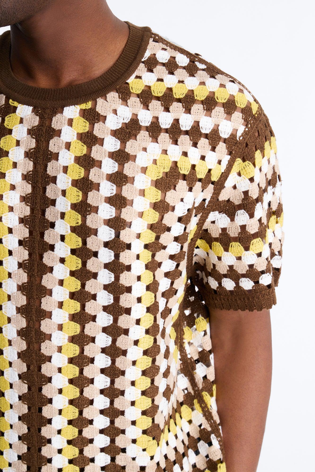 Relaxed Menorca Crochet Short - Multi Color Product Image
