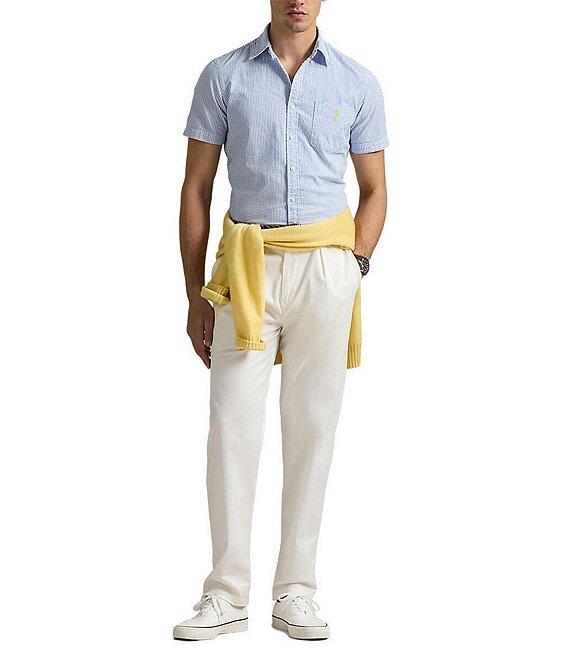 Polo Ralph Lauren RL Prepster Classic Fit Seersucker Short Sleeve Woven Shirt Product Image