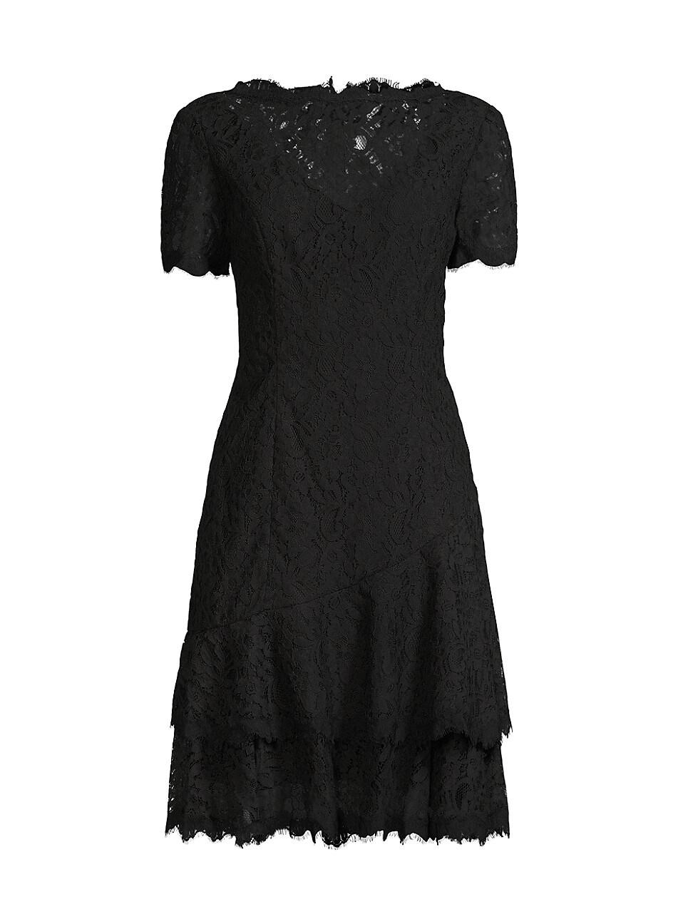 Womens Floral Lace Dress Product Image