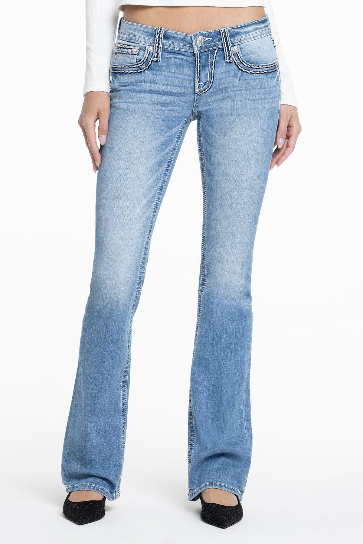 Cleo Stitched Bootcut Jeans Product Image