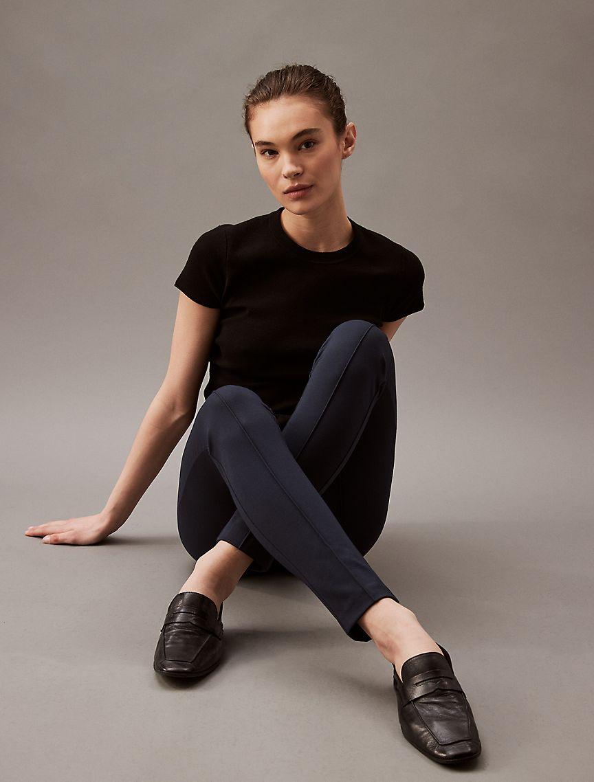 Ponte Skinny Fit Pants Product Image