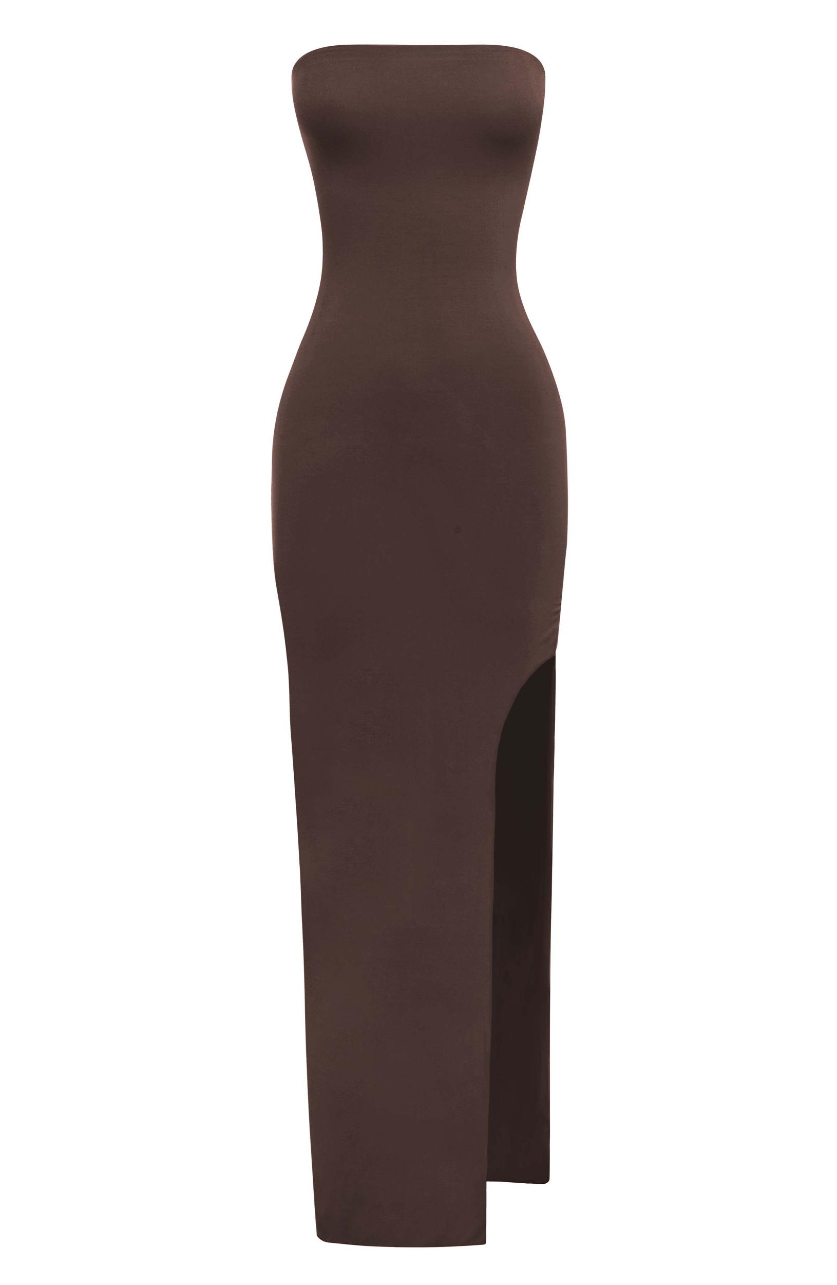 Teyana Maxi Dress - Chocolate Product Image
