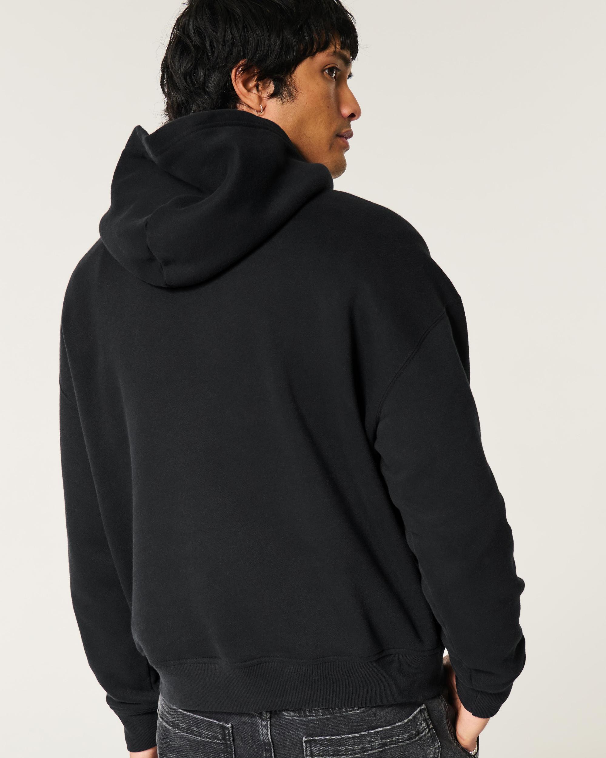 Boxy UConn Graphic Hoodie Product Image