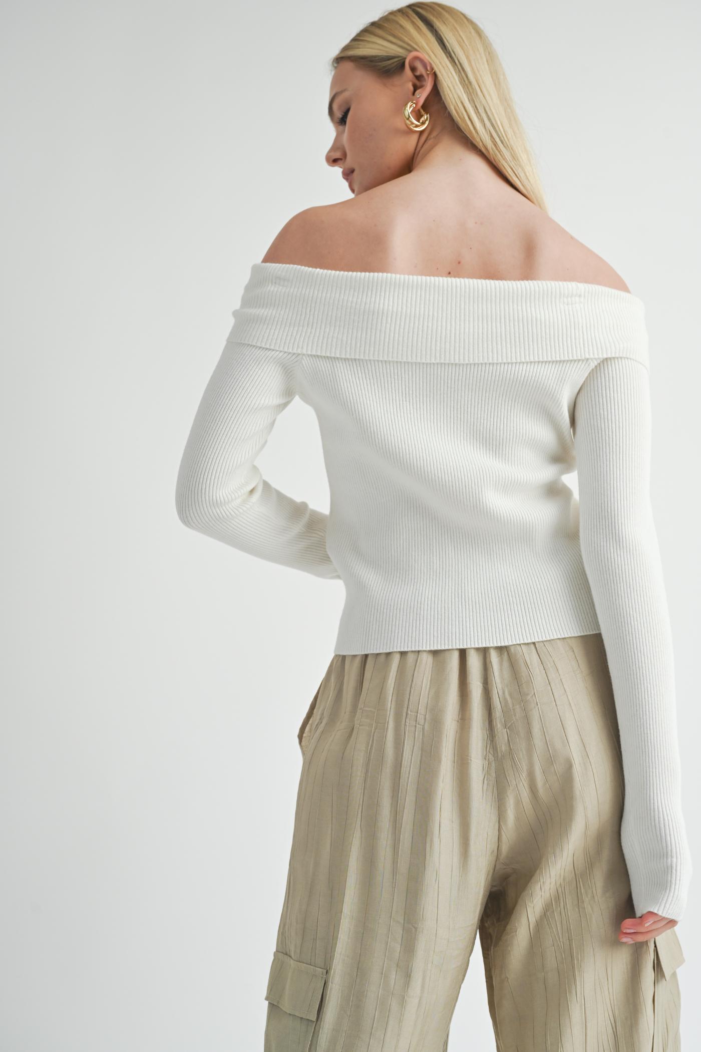 Larissa Rose Off-Shoulder Sweater Product Image
