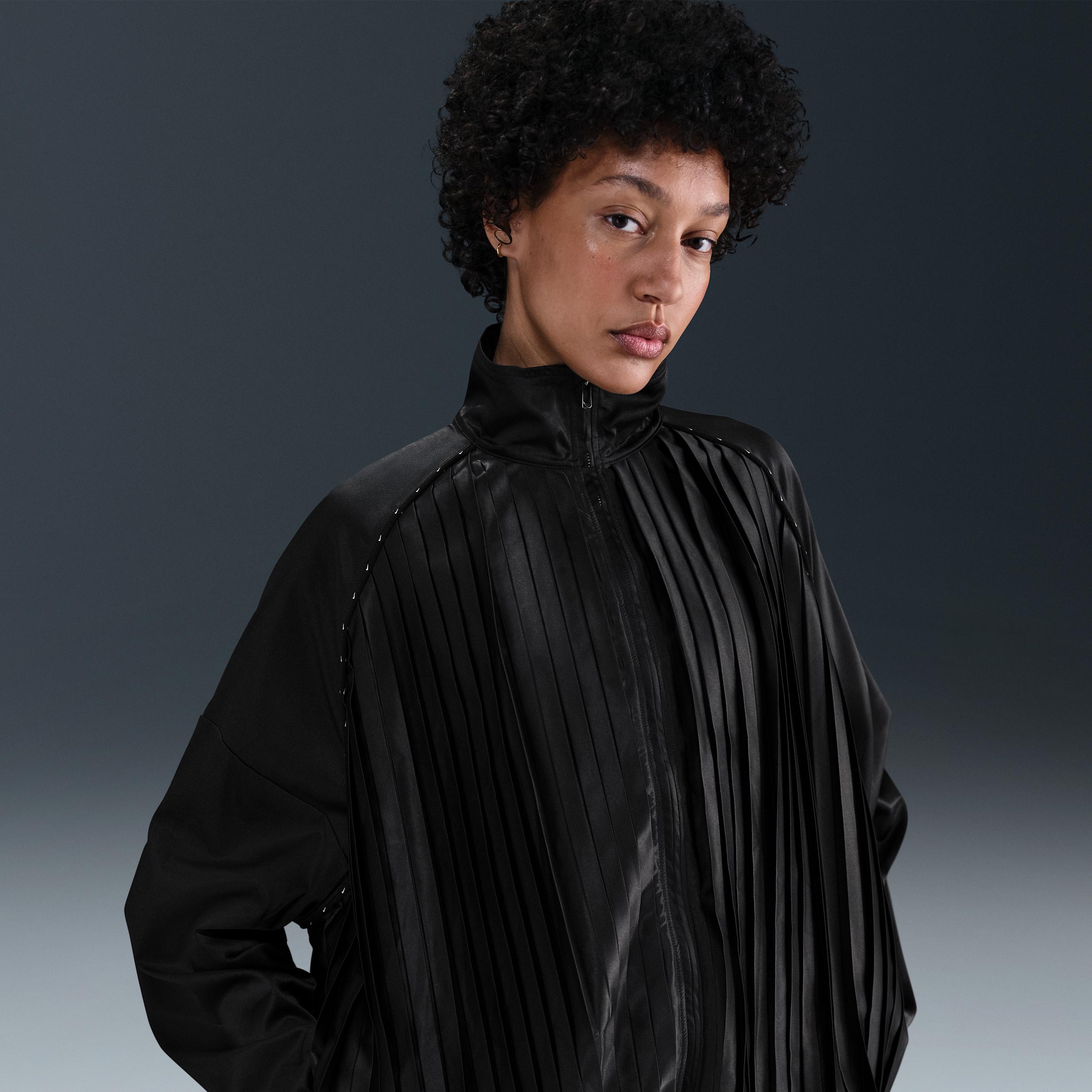 Womens Nike Sportswear Collection Pleated Track Jacket | HJ0516-133 Product Image