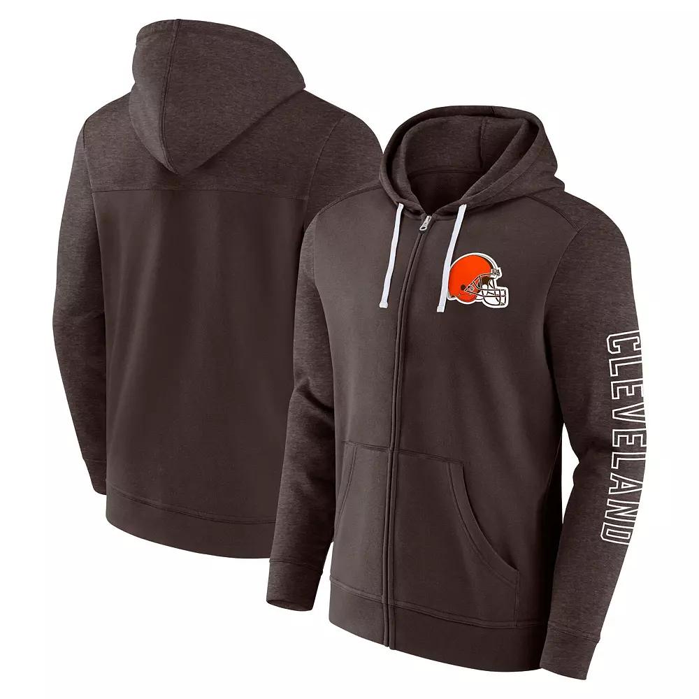 Men's Fanatics Branded Cardinal Arizona Cardinals Offensive Lineup Hoodie Full-Zip Hoodie,  Product Image