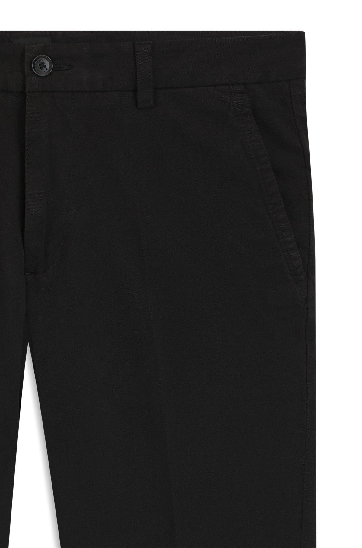 Slim-fit trousers in stretch-cotton gabardine Product Image