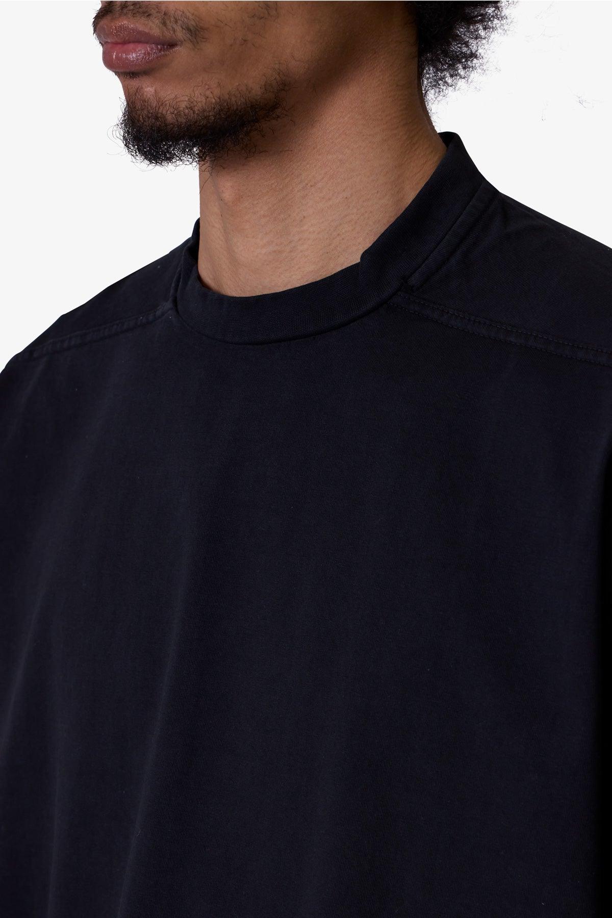 Oversized Raw Hem Tee - Washed Black Product Image