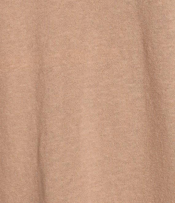 Kinesis V-Neck Short Sleeve Shirred Shoulder Top Product Image