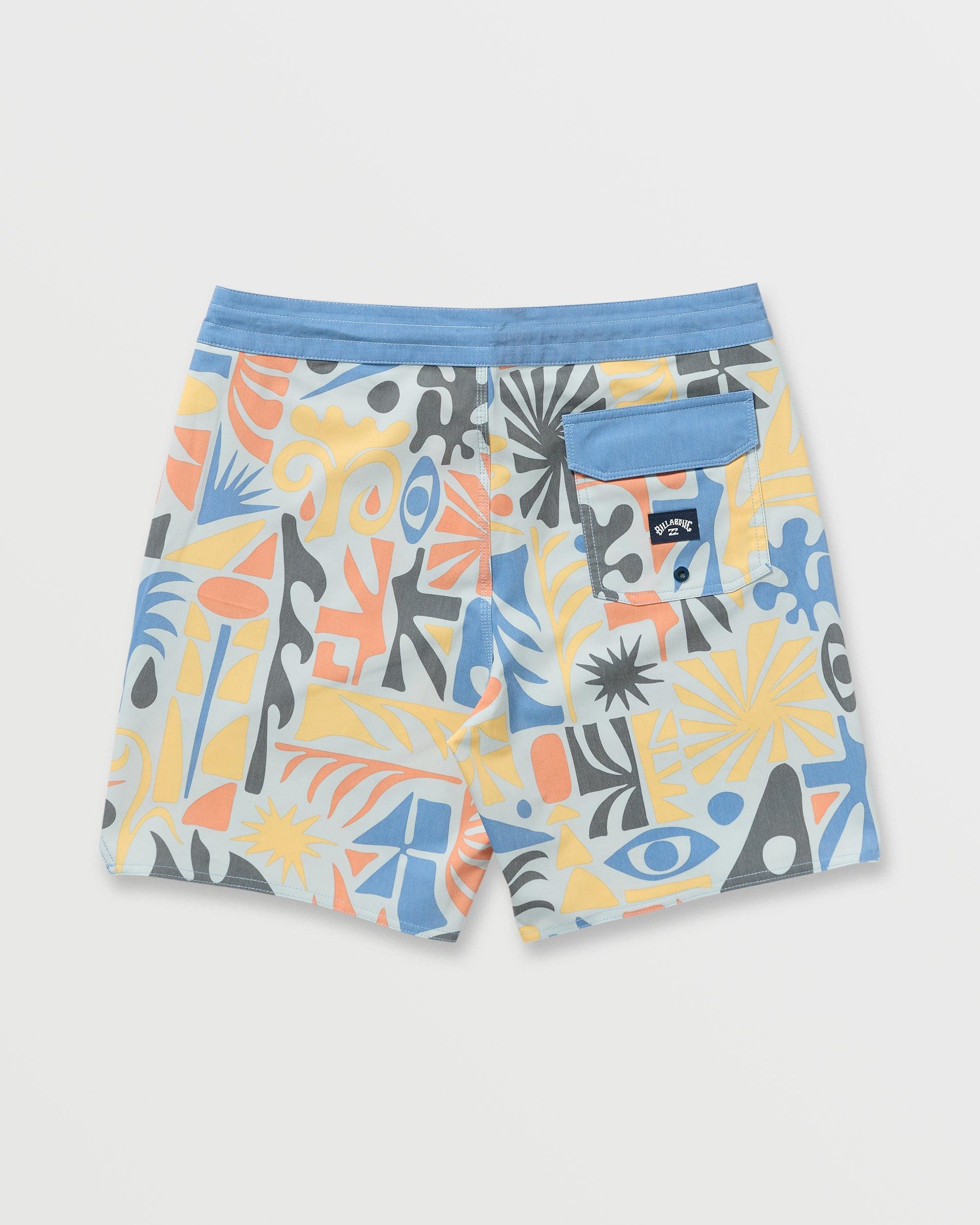 Lowers Lo Tide 19" Boardshorts - Deep Blue Male Product Image