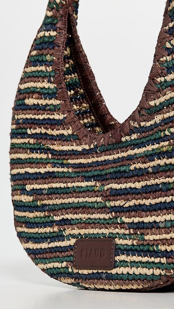 STAUD Moon Raffia Tote Bag | Shopbop Product Image