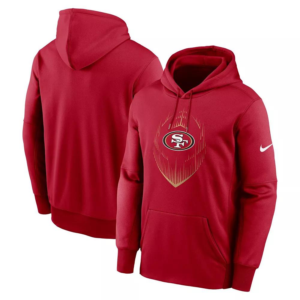 Men's Nike Red Tampa Bay Buccaneers Icon Performance Pullover Hoodie,  Product Image
