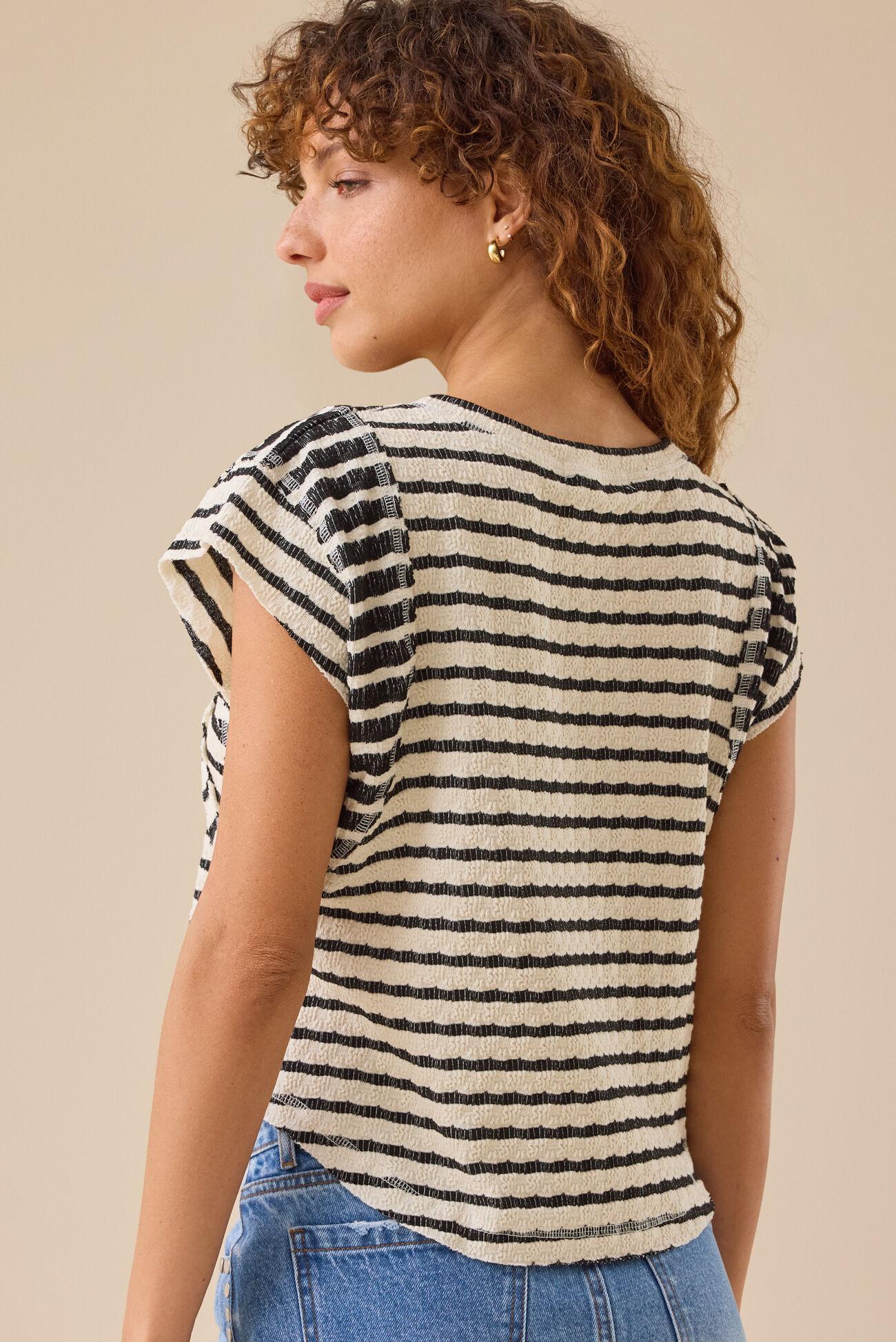 Marlee Mixed Stripe Top Product Image