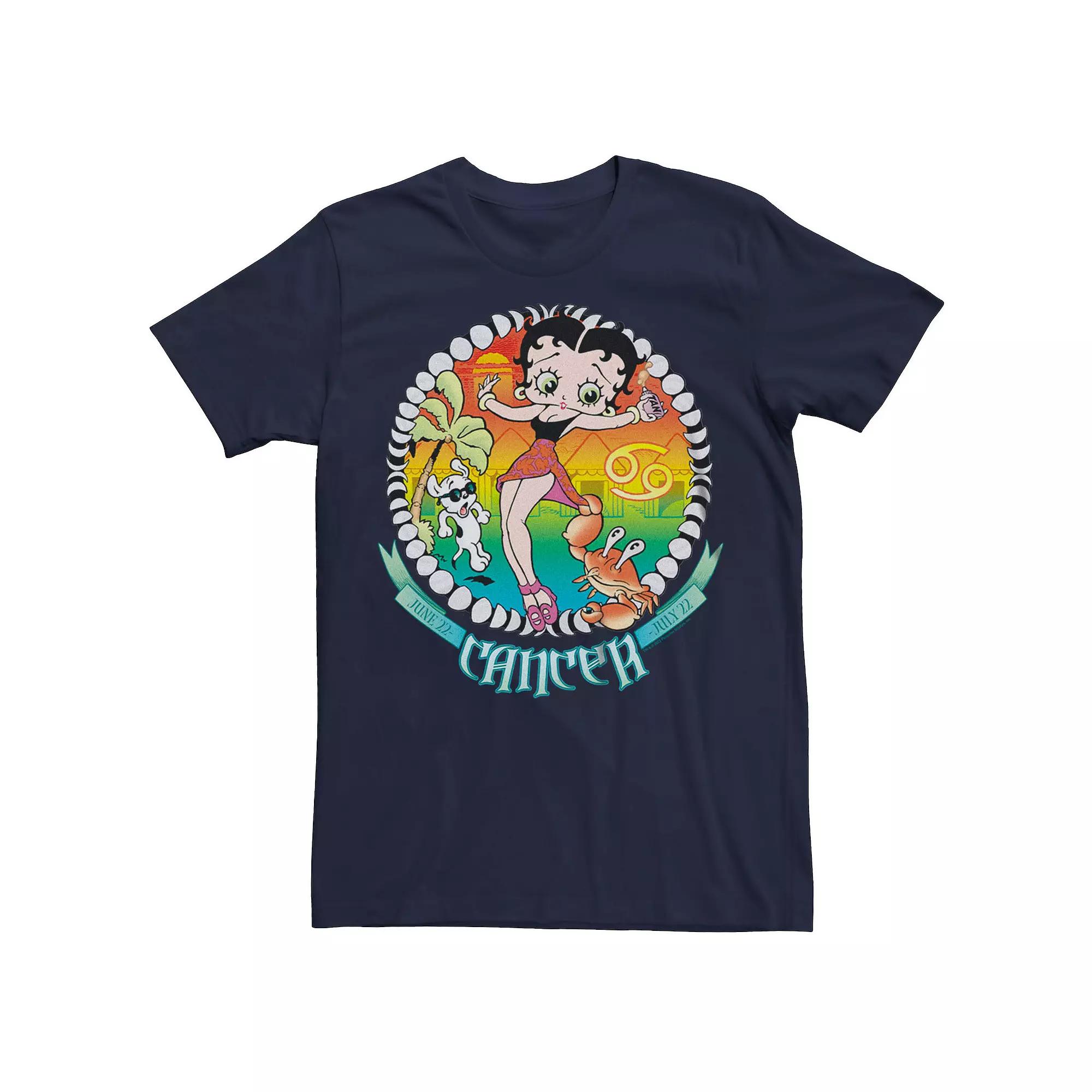 Men's Betty Boop Cancer Horoscope Tee,  Product Image