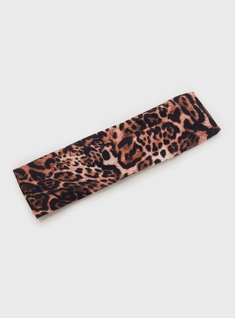 The Juney Headband Leopard Product Image