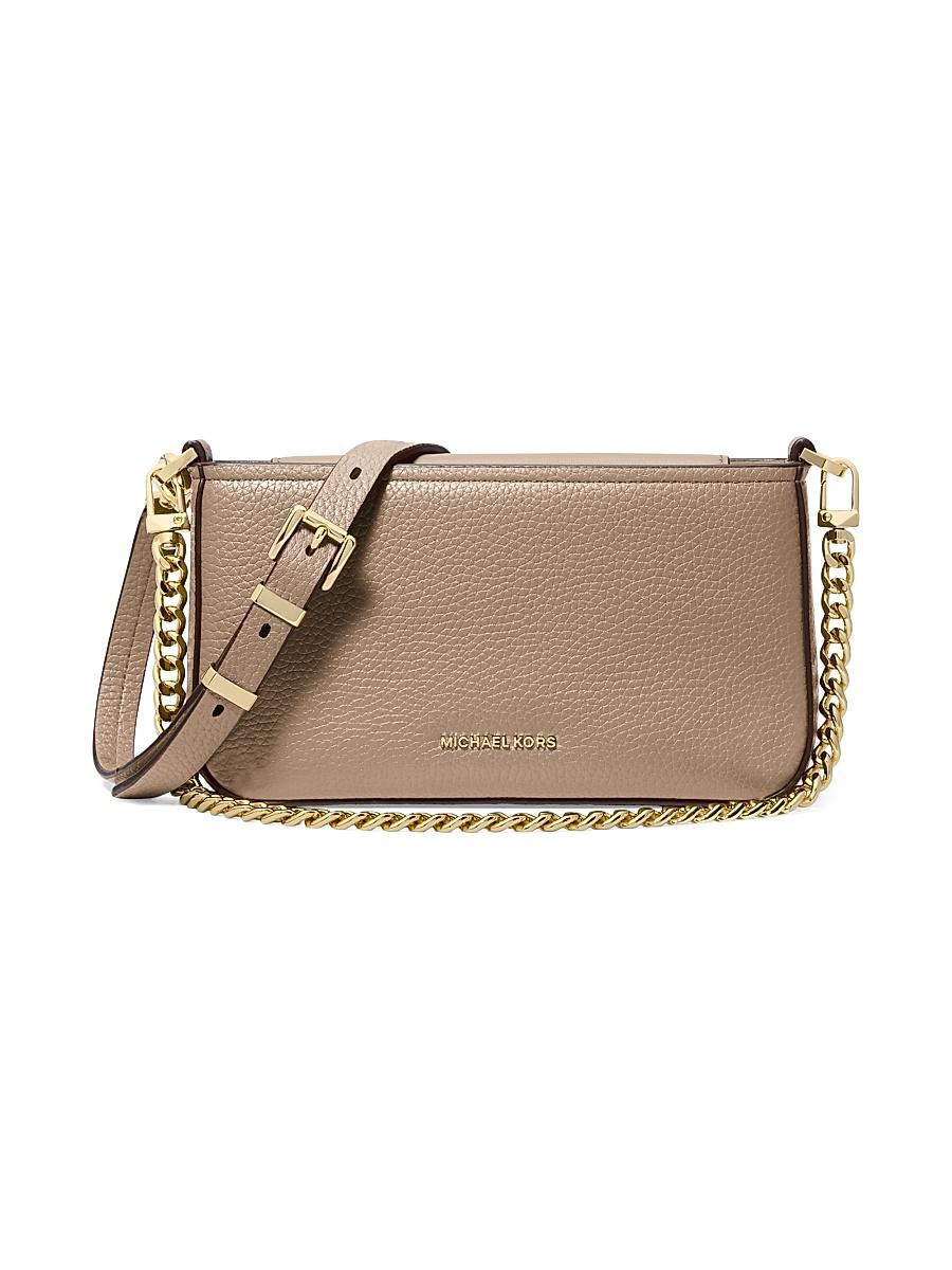 Womens Bryant Pouchette Leather Crossbody Bag Product Image