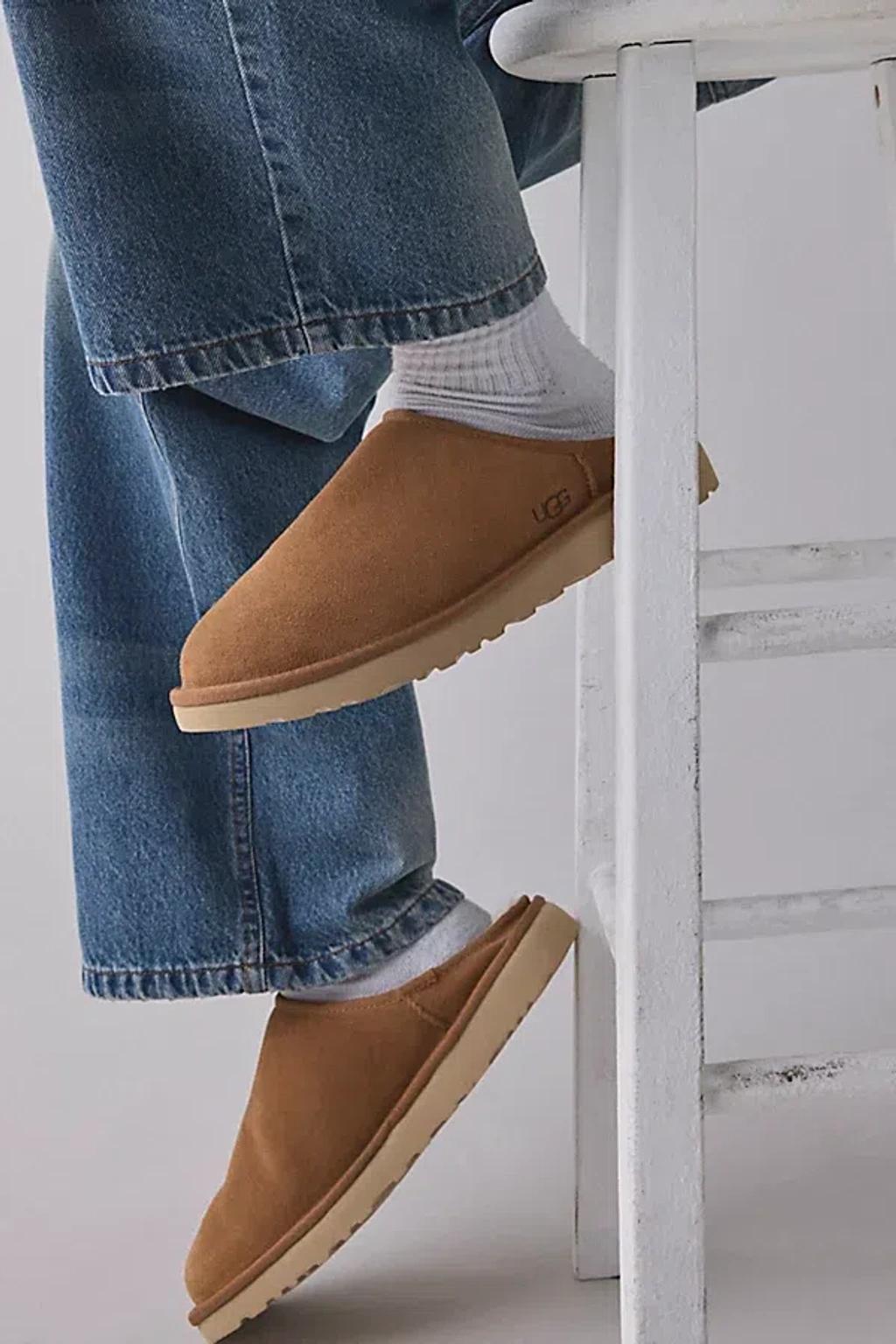 UGG 10mm Classic Slip-on Shearling Loafers In Chestnut Product Image