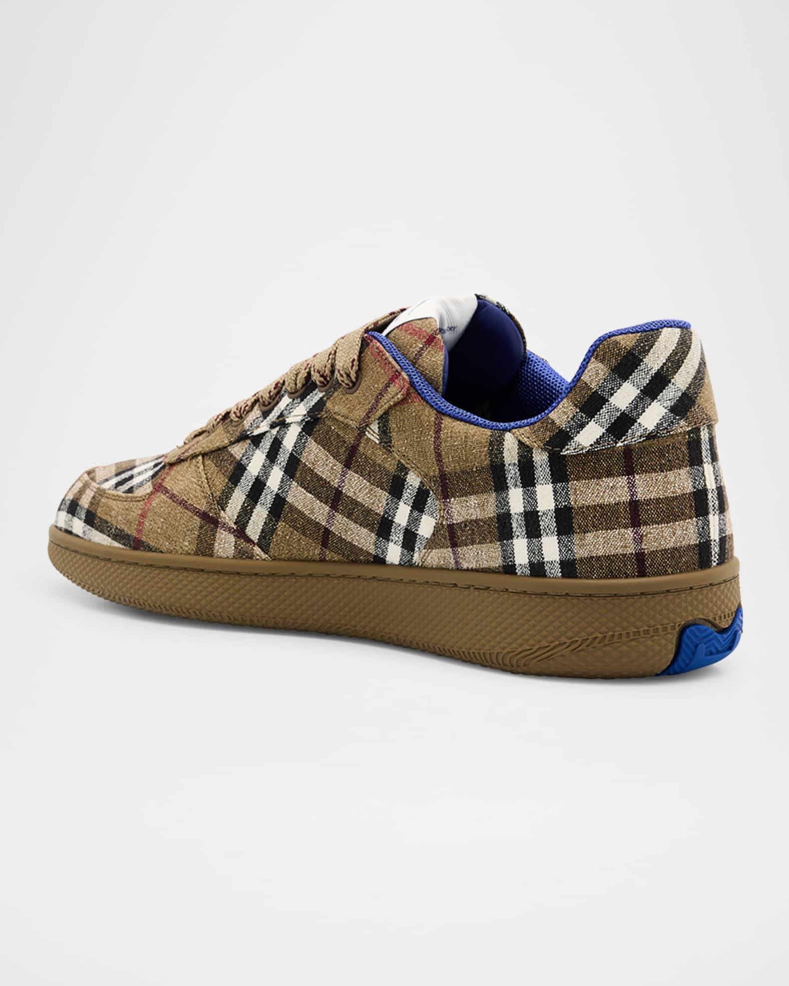 Men's Check Terrace Low-Top Sneakers Product Image