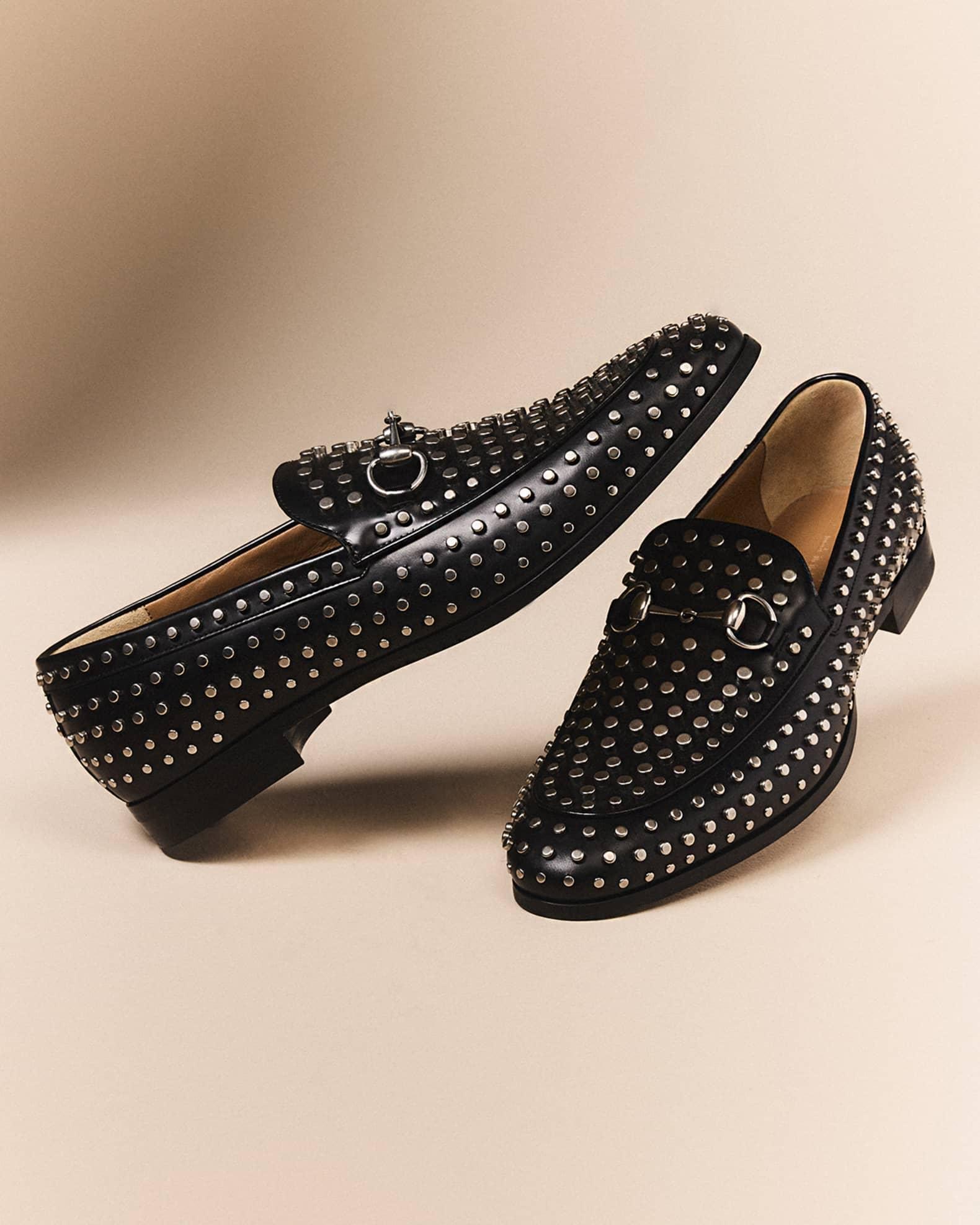 Men's Gucci Horsebit Creeper Loafers Product Image