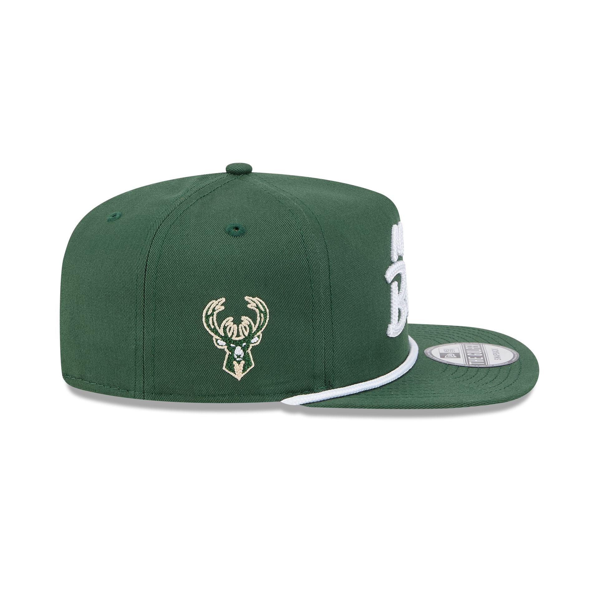 Milwaukee Bucks Team Text Golfer Hat Male Product Image