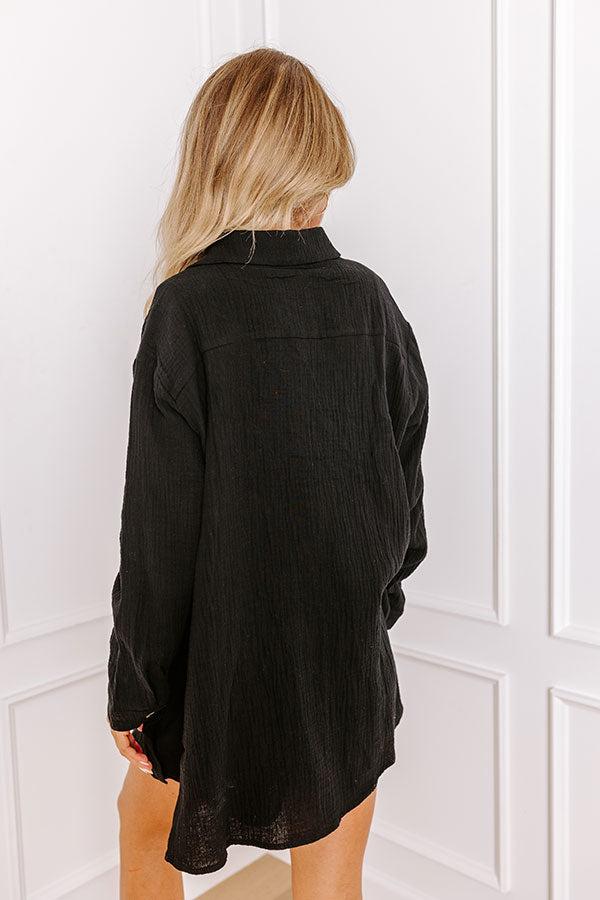 Breezy Chic Romper in Black Product Image