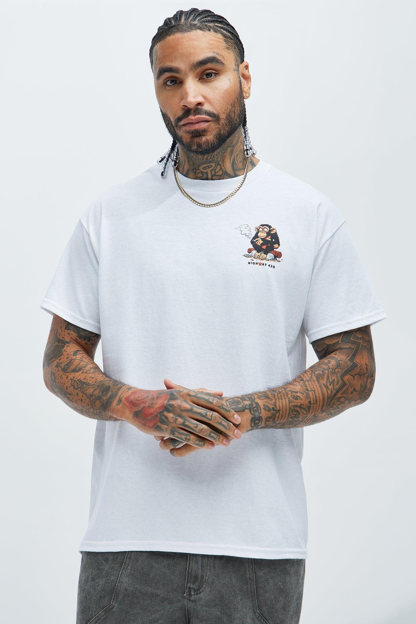 Stoned Age Short Sleeve Tee - White Product Image