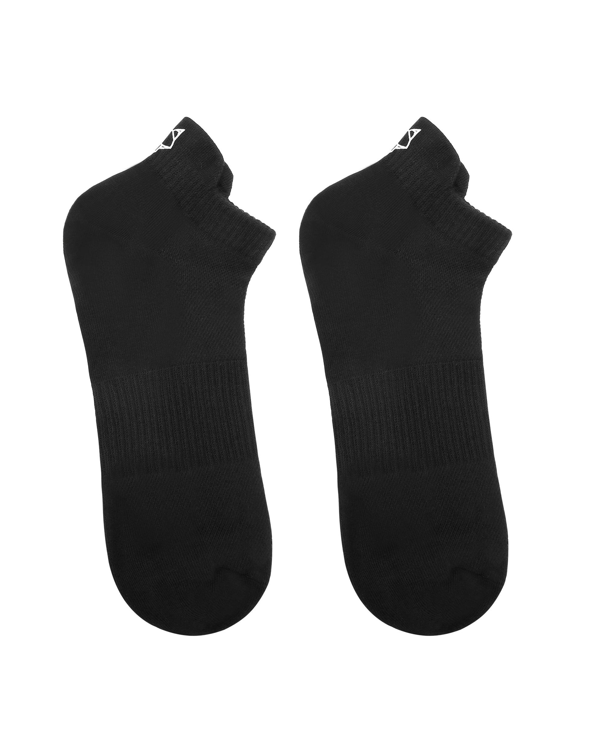 3 Pack Mens Egyptian Cotton Ankle Socks Black Product Image