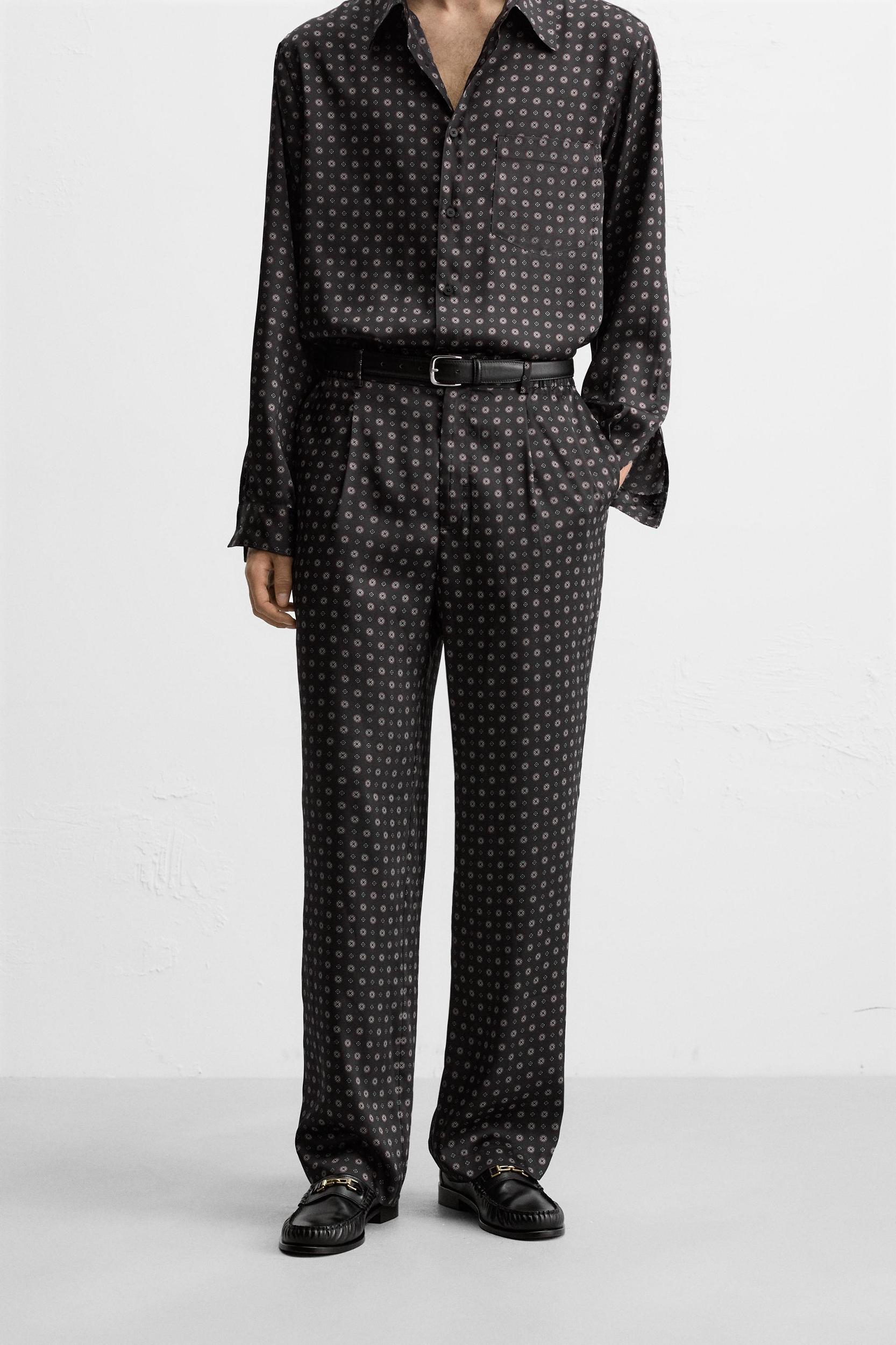 LIMITED EDITION GEOMETRIC PRINT PANTS Product Image