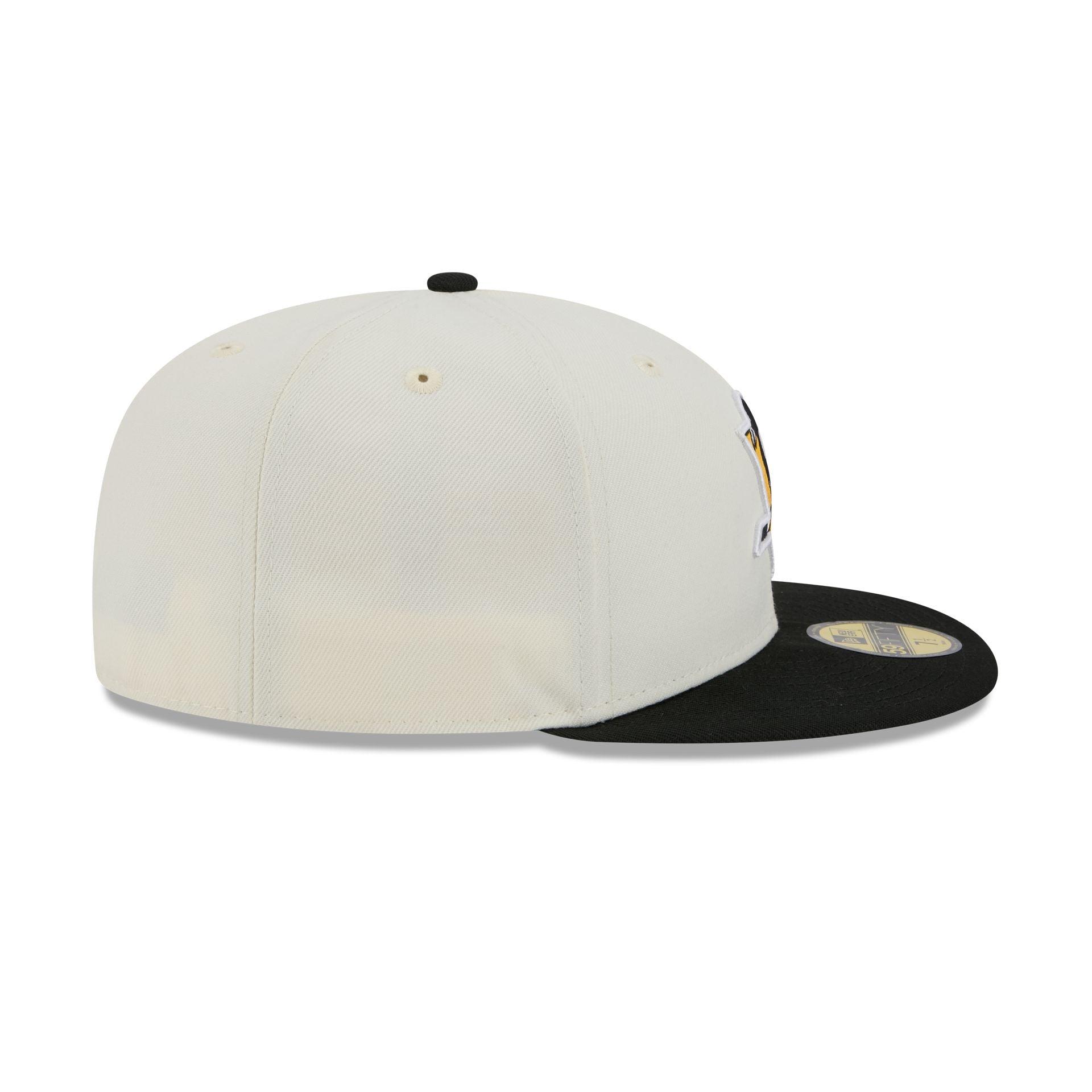Pittsburgh Penguins Chrome White 59FIFTY Fitted Hat Male Product Image